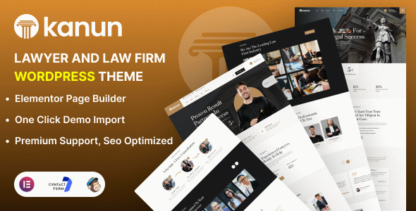 Kanun - Legal Services WordPress Theme