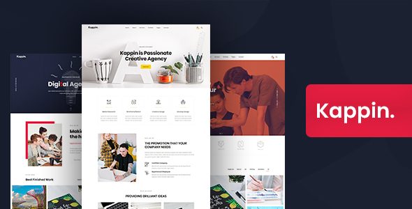 Kappin - Modern Agency and Portfolio WordPress Theme