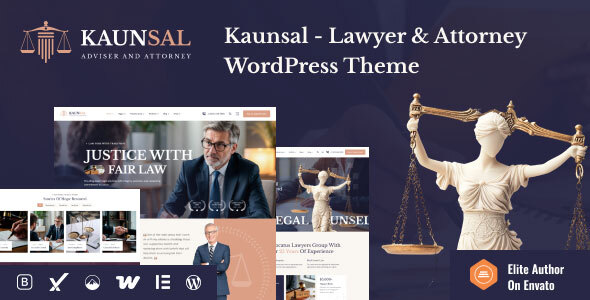 Kaunsal ??? Lawyer & Attorney WordPress Theme