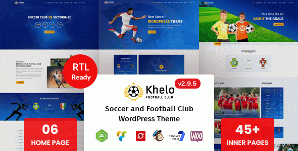 Khelo - Soccer & Sports WordPress Theme