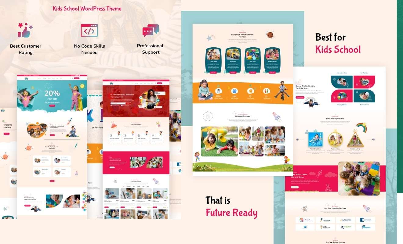 Kids cool School WordPress Theme
