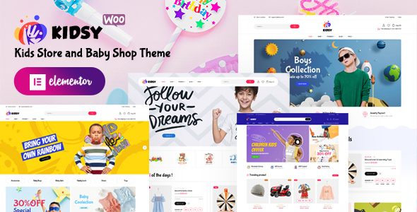 Kidsy – Kids Store and Baby Shop WooCommerce WordPress Theme with AI