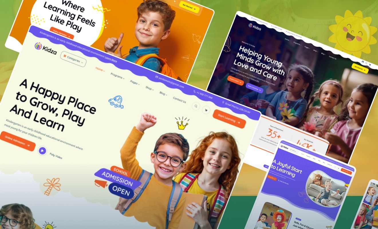 Kidza Kindergarten for Prescool WordPress Theme