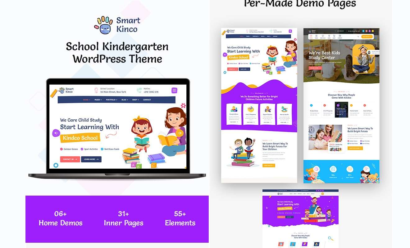 Kinco School Kindergarten WordPress Theme