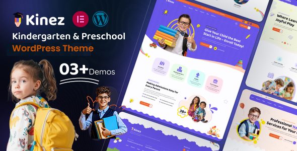 Kinez ??? Kindergarten & School WordPress Theme