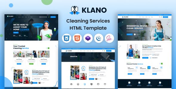 Klano - Cleaning Services HTML Template