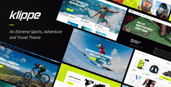 Klippe - Adventure Tours and Extreme Sports WordPress Theme