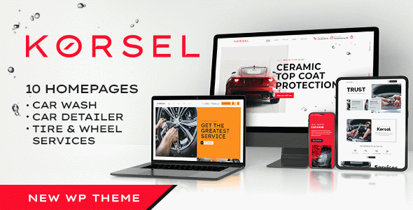 Kørsel - Car Repair & Auto Wash WordPress Theme