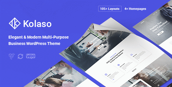 Kolaso - Modern Multi-Purpose WordPress Theme