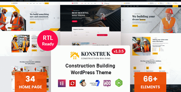 Konstruk - Construction WordPress Theme