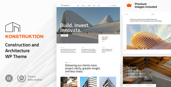 Konstruktion - Construction Company Theme