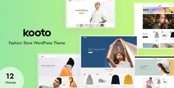 Kooto – Fashion Store WordPress Theme with AI