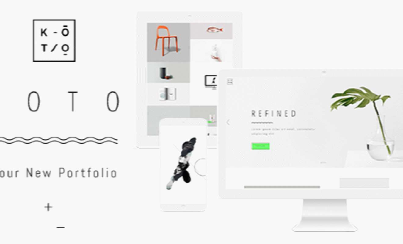 Koto ??? Design and Artist Portfolio Theme