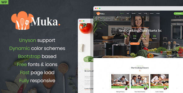 Kruton ??? Bakery and Cooking Classes WordPress Theme