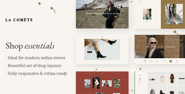 La Comète - Fashion and Clothing Store WordPress Theme