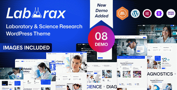 Laborax ??? Laboratory & Science Research WordPress Theme