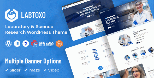 Labtoxo ??? Laboratory & Science Research WordPress Theme