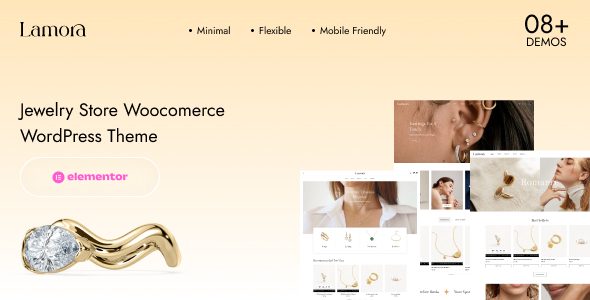 Lamora – Jewelry Store WooCommerce WordPress Theme with AI