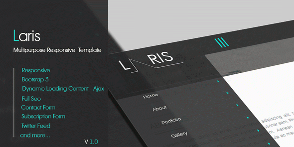 Laris - Multipurpose Responsive Template