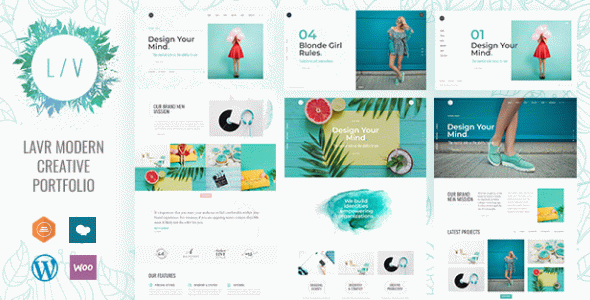Lavr - Creative Portfolio WordPress Theme