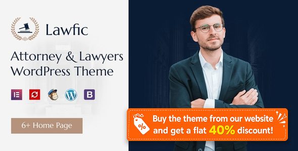 Lawfic - Attorney and Lawyer WordPress Theme