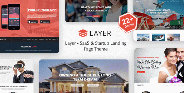 Layer - SaaS & Startup Landing Page WordPress Theme