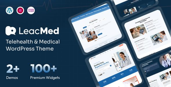 Leacmed ??? Telehealth & Medical WordPress Theme