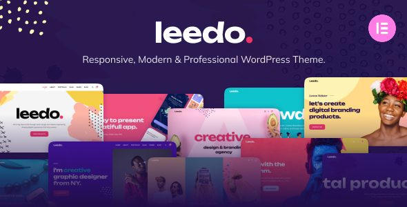 Leedo ??? Modern, Colorful & Creative Portfolio WordPress Theme
