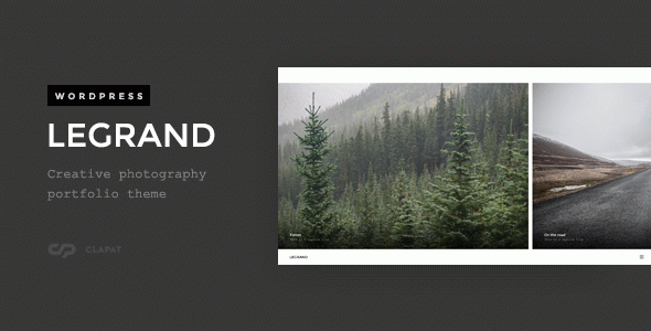 Legrand - Creative Photography Portfolio WordPress Theme