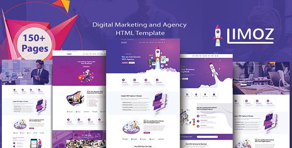 Lemoz SEO Digital Marketing and Agency HTML Template