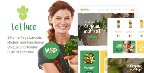 Lettuce | Grocery Store & Green Food WordPress Theme