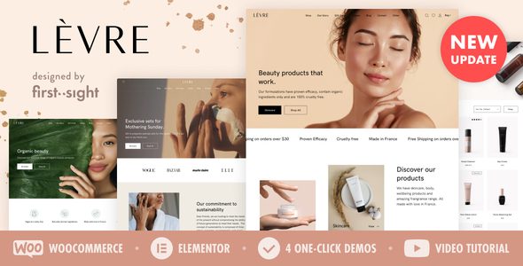 Levre ??? Beauty Cosmetics Shop WordPress