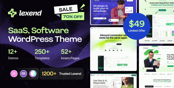 Lexend - Software, SaaS & Startup WordPress Theme
