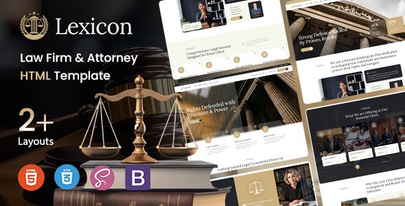 Lexicon - Law Firm & Attorney HTML Template
