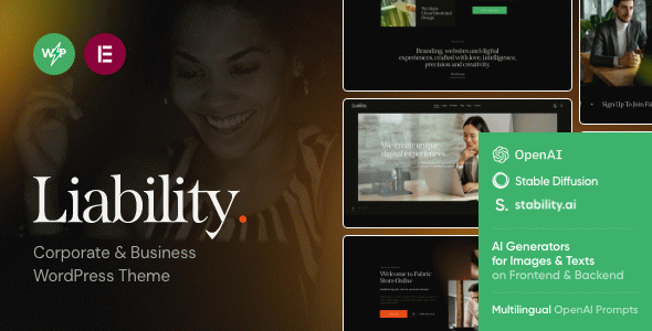 Liability | Insurance, Business & Finance WordPress Theme