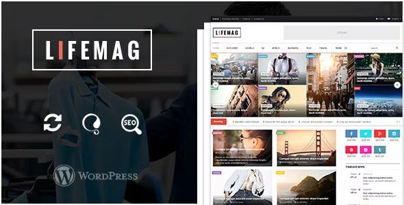 LifeMag - Responsive Magazine WordPress Theme