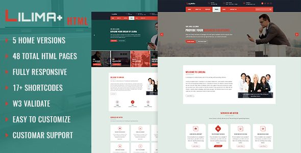 Lilima Business Template