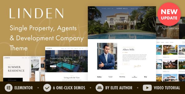 Linden ??? Single Property RealEstate Agent WordPress