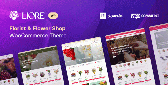 Liore - Florist & Flower Shop WooCommerce Theme