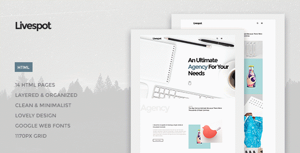 Livespot - Creative Agency HTML Theme