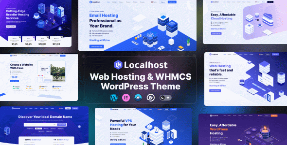 Localhost – Web Hosting & WHMCS WordPress Theme