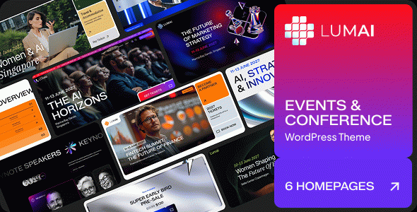 Lumai – Events & Conference WordPress Theme