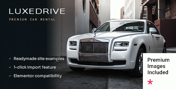 LuxeDrive - Limousine and Car Rental WordPress Theme