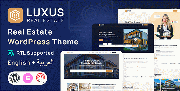 Luxus - Real Estate WordPress Theme