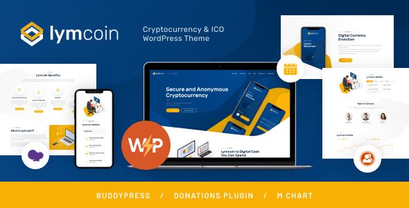 Lymcoin | ICO Cryptocurrency Bitcoin WordPress Theme