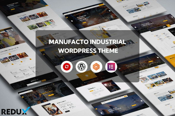 Manufacto - Factory WordPress Theme