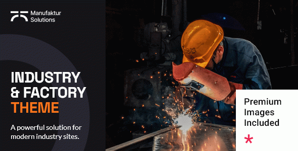 Manufaktur Solutions - Industry and Factory WordPress Theme