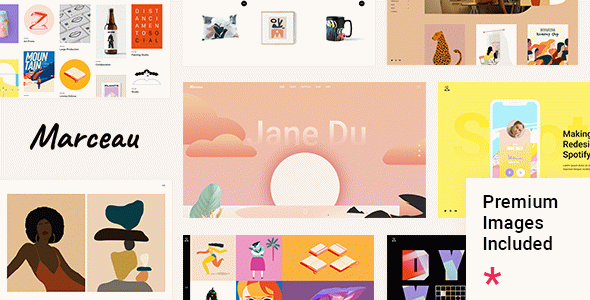 Marceau - Creative Portfolio WordPress Theme