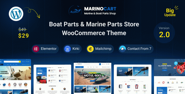 Marinocart - Boat Parts & Marine Parts Store WooCommerce Theme