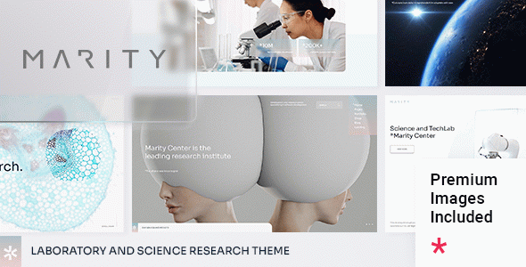 Marity - Laboratory and Science Research WordPress Theme